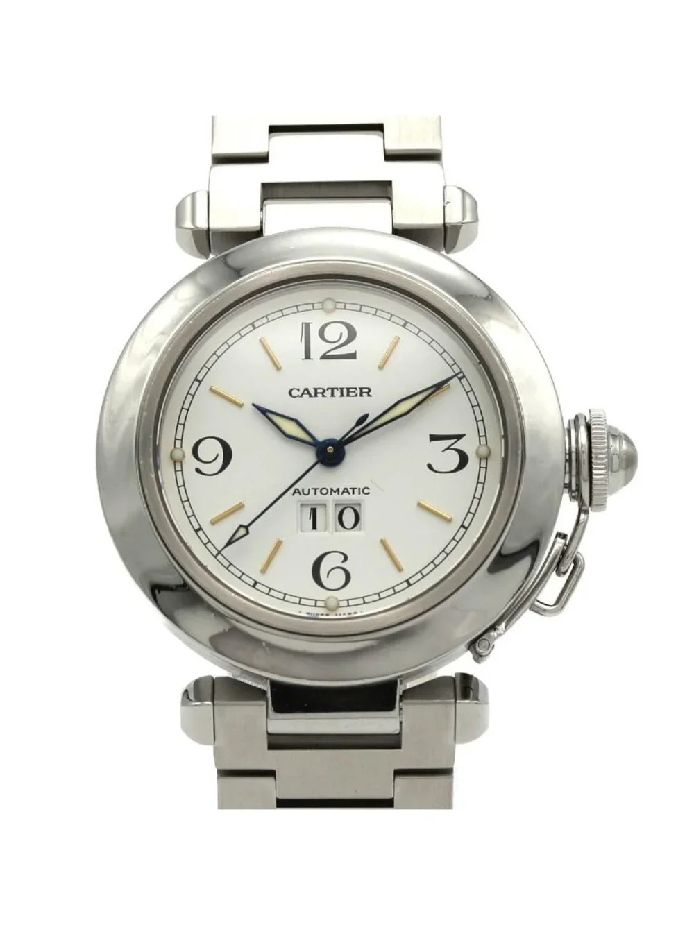 Cartier Pasha C Grande Date SS Automatic Watch